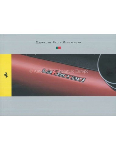 2013 FERRARI LAFERRARI INSTRUCTIEBOEKJE PORTUGEES