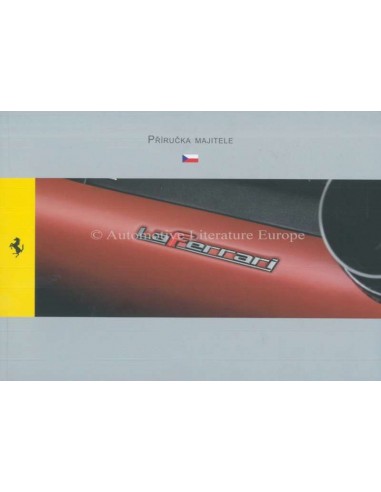 2013 FERRARI LAFERRARI OWNER'S MANUAL CZECH