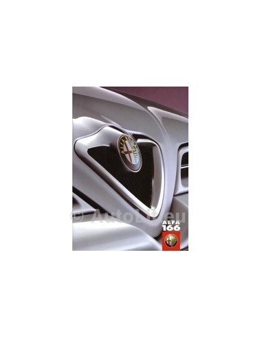 1999 ALFA ROMEO 166 BROCHURE SPAANS