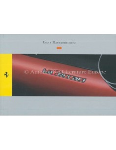 2014 FERRARI LAFERRARI INSTRUCTIEBOEKJE SPAANS