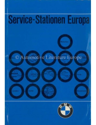 1968 BMW SERVICE DEALERS EUROPA HANDBOEK