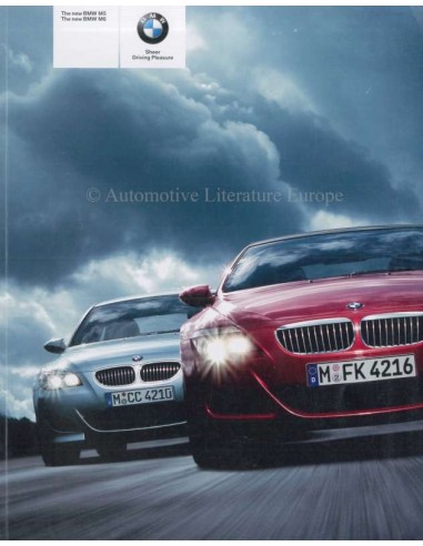 2005 BMW M5 - M6 PROSPEKT ENGLISCH