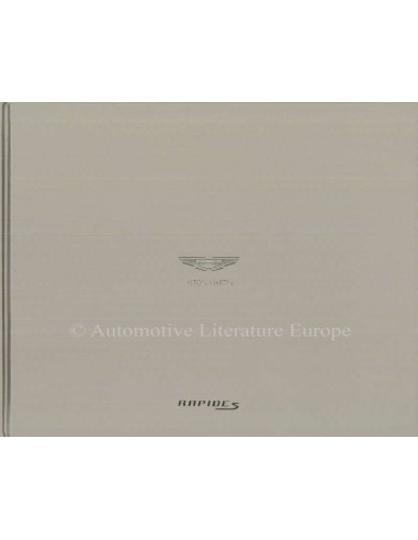 2016 ASTON MARTIN RAPIDE S HARDCOVER BROCHURE DUITS