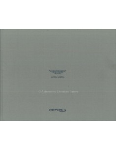 2013 ASTON MARTIN RAPIDE S HARDCOVER BROCHURE FRANS
