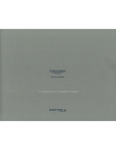 2013 ASTON MARTIN RAPIDE S HARDCOVER BROCHURE FRANS