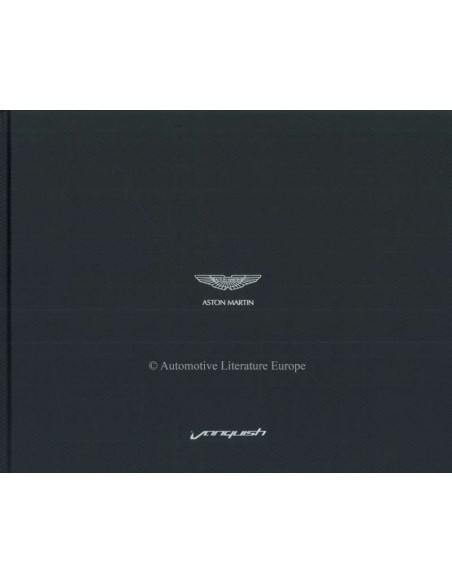 2013 ASTON MARTIN VANQUISH HARDCOVER BROCHURE MANDARIN
