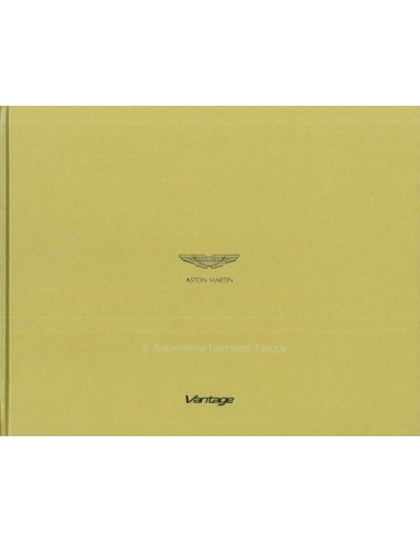 2014 ASTON MARTIN VANTAGE PROGRAMMA HARDCOVER PROSPEKT ENGLISCH
