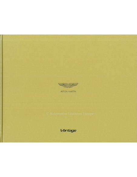 2014 ASTON MARTIN VANTAGE RANGE HARDCOVER BROCHURE GERMAN