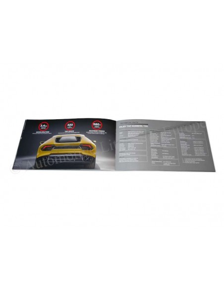 2016 LAMBORGHINI HURACAN LP 580-2 BROCHURE JAPANS