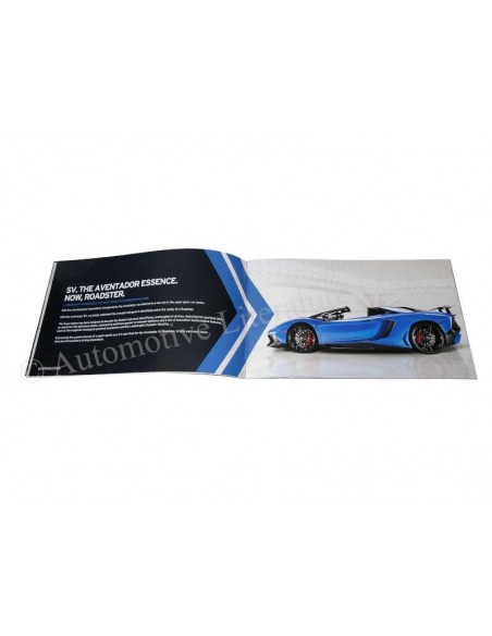 2015 LAMBORGHINI AVENTADOR LP 750-4 SV ROADSTER PROSPEKT ENGLISCH