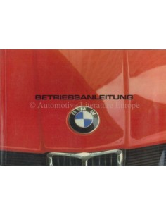 1983 BMW 315 BETRIEBSANLEITUNG DEUTSCH