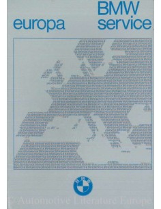 1979 BMW SERVICE HÄNDLER VERZEICHNIS EUROPA HANDBUCH