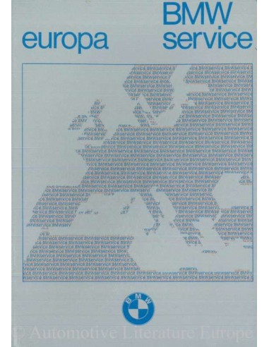 1979 BMW SERVICE DEALERS EUROPA HANDBOEK