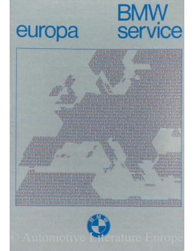 1976 BMW SERVICE STATIONS EUROPE HANDBOOK