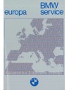1974 BMW SERVICE HÄNDLER VERZEICHNIS EUROPA HANDBUCH