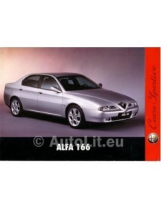 1998 ALFA ROMEO 166 INTRO BROCHURE ITALIAANS