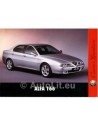 1998 ALFA ROMEO 166 INTRO BROCHURE ITALIAANS