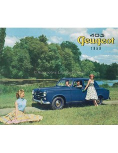 1958 PEUGEOT 403 SALOON BROCHURE DUTCH