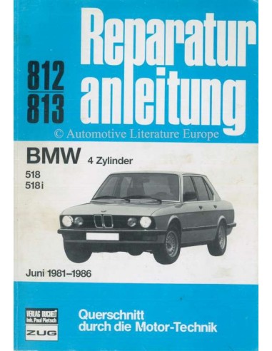 1981-1986 BMW 518 / 518i REPAIR MANUAL GERMAN