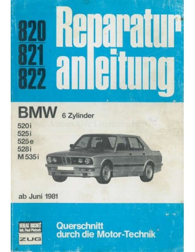 1981 BMW 5 SERIES REPAIR MANUAL GERMAN