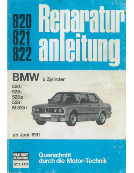 1981 BMW 5 SERIE REPARATIEHANDLEIDING DUITS