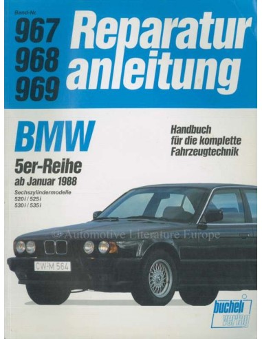 1988 BMW 5ER REPARATURANLEITUNG DEUTSCH