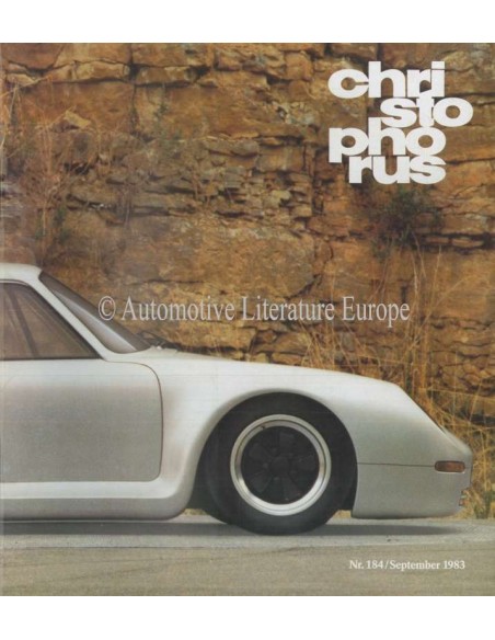 1984 PORSCHE CHRISTOPHORUS MAGAZINE 184 GERMAN