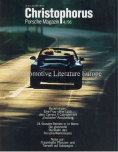 1996 PORSCHE CHRISTOPHORUS MAGAZINE 261 DUITS