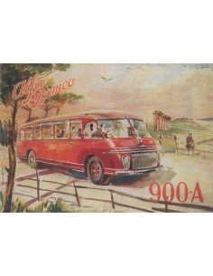 1949 ALFA ROMEO 900 A AUTOBUS BROCHURE FRANS
