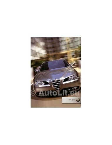 2003 ALFA ROMEO 166 BROCHURE FRANS