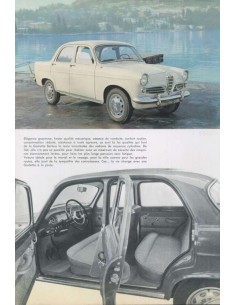1960 ALFA ROMEO GIULIETTA PROSPEKT FRANZÖSISCH 2
