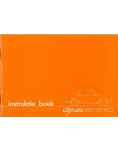 1977 ALFA ROMEO ALFETTA 2000 INSTRUCTIEBOEKJE NEDERLANDS