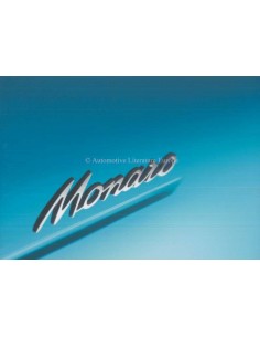 2004 HOLDEN MONARO BROCHURE ENGLISH