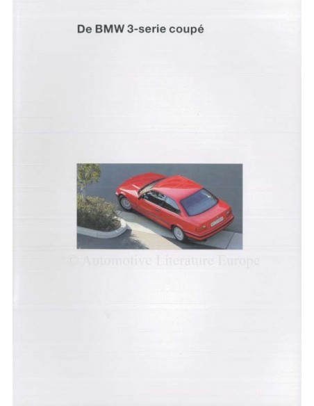 1994 BMW 3ER COUPÉ PROSPEKT NIEDERLÄNDISCH