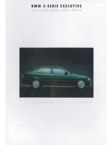 1993 BMW 3 SERIES EXECUTIVE LEAFLET DUTCH