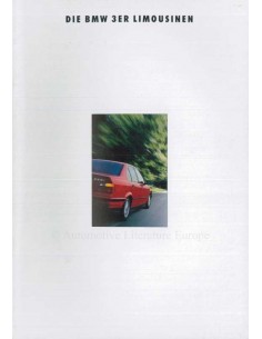 1993 BMW 3 SERIES SALOON BROCHURE GERMAN