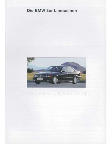 1993 BMW 3 SERIES SALOON BROCHURE GERMAN