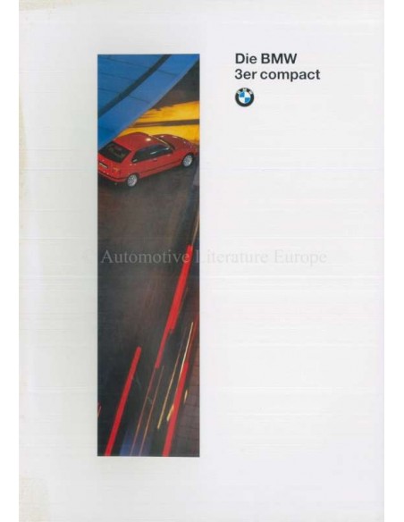 1995 BMW 3 SERIES COMPACT BROCHURE GERMAN