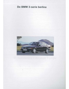 1993 BMW 3 SERIE SEDAN BROCHURE NEDERLANDS