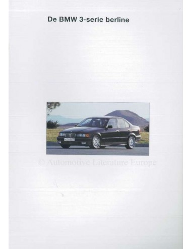 1993 BMW 3 SERIES SALOON BROCHURE DUTCH
