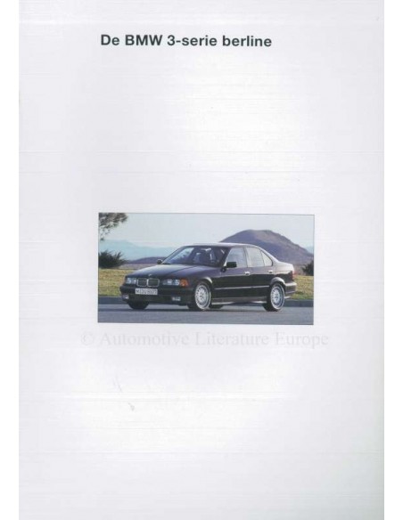 1993 BMW 3 SERIE SEDAN BROCHURE NEDERLANDS