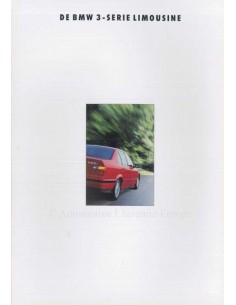 1992 BMW 3 SERIE BROCHURE NEDERLANDS