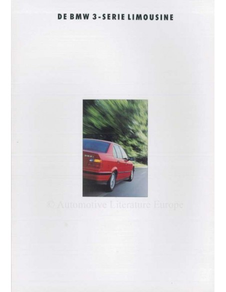 1992 BMW 3ER PROSPEKT NIEDERLÄNDISCH