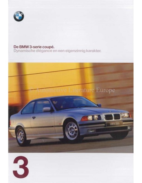 1997 BMW 3 SERIES COUPE BROCHURE DUTCH