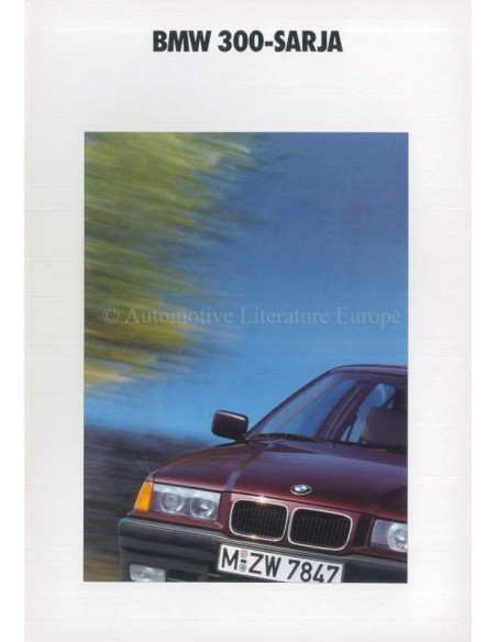 1990 BMW 3 SERIE BROCHURE FINS