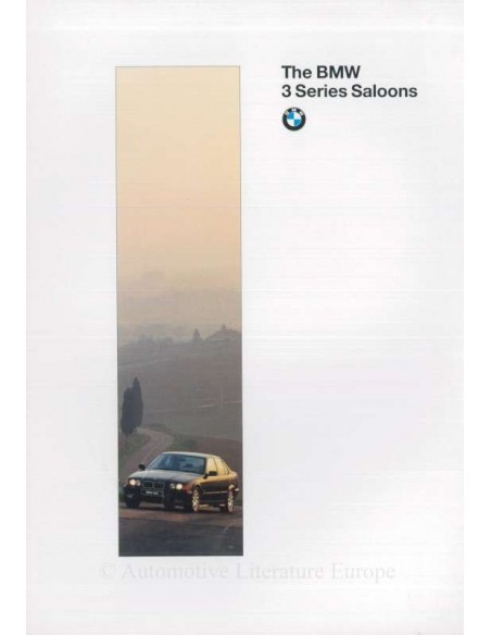 1995 BMW 3 SERIES SALOON BROCHURE ENGLISH