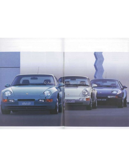 1992 PORSCHE RANGE BROCHURE DUTCH
