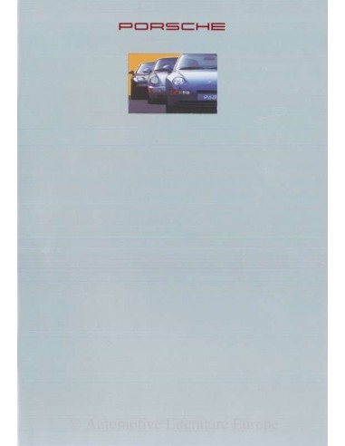 1992 PORSCHE RANGE BROCHURE DUTCH