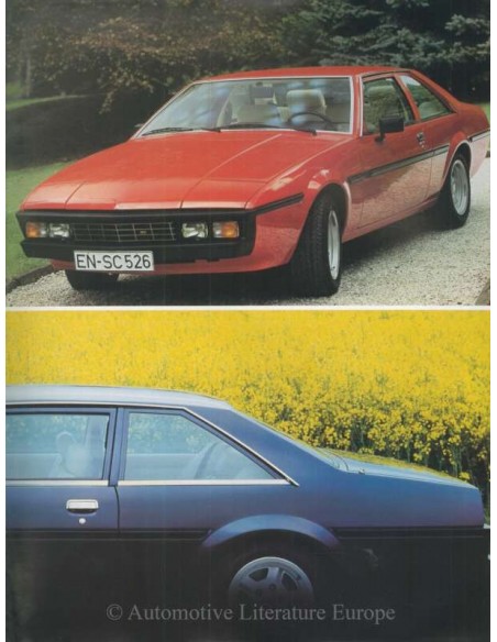 1984 BITTER SC COUPE BROCHURE GERMAN
