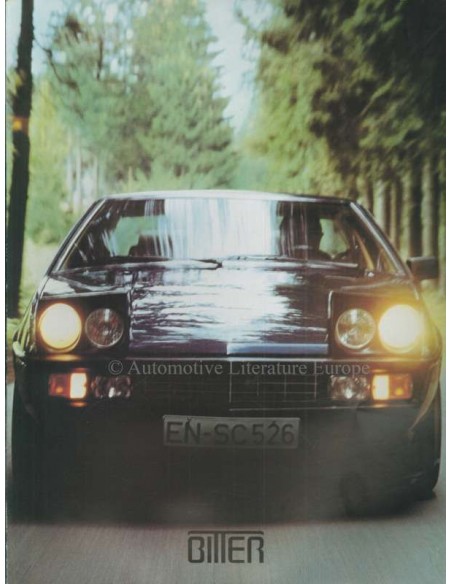 1984 BITTER SC COUPE BROCHURE GERMAN